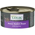 Nature's Logic Feline Rabbit Feast Grain-Free Canned Cat Food, 5.5-oz, case of 24