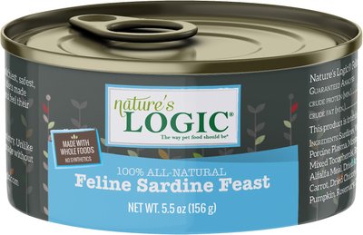 Nature's Logic Feline Sardine Feast Grain-Free Canned Cat Food, slide 1 of 1