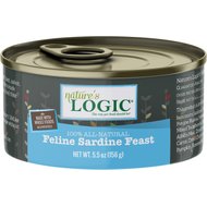 Nature's Logic Feline Sardine Feast Grain-Free Canned Cat Food