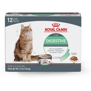 Royal Canin Digest Sensitive Thin Slices in Gravy Canned Cat Food, 3-oz, pack of 12