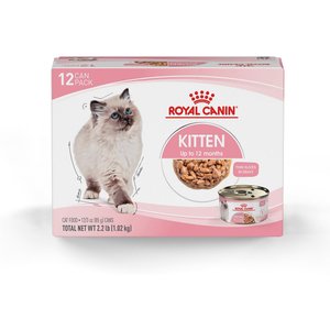 Royal Canin Feline Health Nutrition Thin Slices in Gravy Wet Kitten Food, 3-oz, case of 12