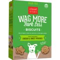 Cloud Star Wag More Bark Less Grain-Free Oven Baked with Chicken & Sweet Potatoes Dog Treats, 14-oz box