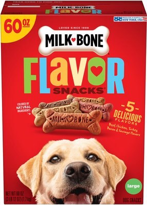 Milk-Bone Flavor Snacks Large Biscuit Dog Treats, slide 1 of 1